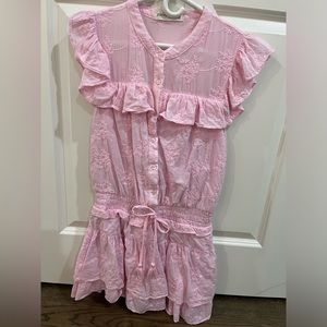 Pants Store- pink romper, looks like dress, worn once, size S